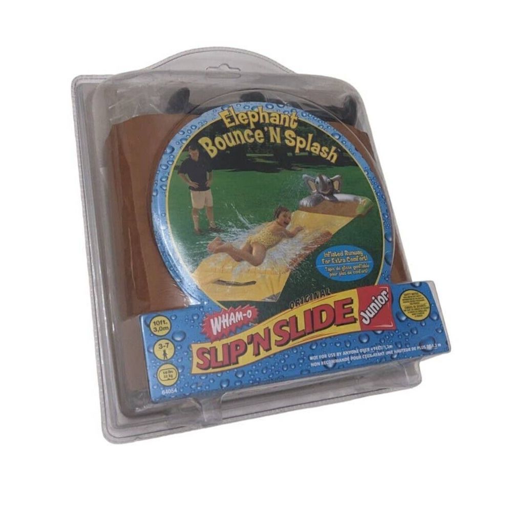 Wham-o Slip N Slide Junior Elephant Bounce N Splash‎ Inflatable Runway 10ft NEW